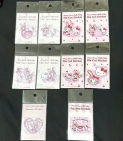 【10点セット】ステッカー全種類　ハローキティ　メゾピアノ　ベリエちゃん