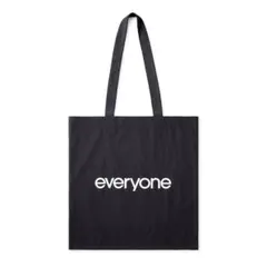 everyone nylon logo tote bag (BLACK)