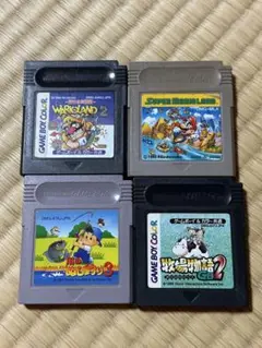 ゲームボーイカラー ゲームソフト 4本セット