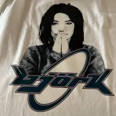 ビョーク グラフィックTシャツ Lサイズ ホワイト