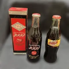 コカ・コーラ　瓶　ビン　2本セット　2000年　記念ボトル
