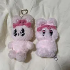 エスターバニー マスコット キーホルダー ぬいぐるみクリップ 2点セット