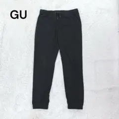 ジーユー GU ジョガーパンツ M ブラック ウエストゴム ストレッチ 裾ゴム♪