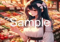 A4サイズアートポスター 1点もの 美女ポスター最高品質 D-C-５９