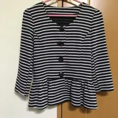 ノーカラージャケット　Ｌ