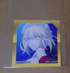 FGO 最終再臨展 入場特典 選択画面風 ステッカー アルトリア・ペンドラゴン