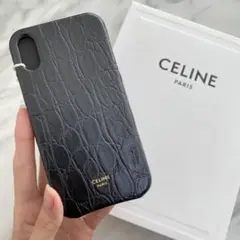 ラスト1【新品】CELINE クロコ柄 iPhoneケース iPhoneX/XS