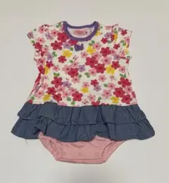 ミキハウス　ホットビスケッツ　ロンパース　80