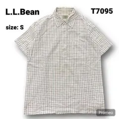 【即購入OK】L.L.Bean プルオーバー 半袖シャツ サイズS ホワイト