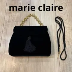 marie claire マリクレール パーティーバッグ ミニバッグ 2way