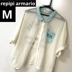 レピピアルマリオ シアーシャツ　M ドルマン