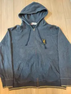 90s CHAPS ジップパーカー ネイビー 古着