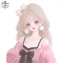 (NO.303)人物ステッカー 女の子ステッカー コラージュ素材