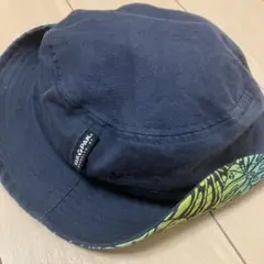 [週末限定価格]yakpakバケットハット ネイビー/グリーン 58cm