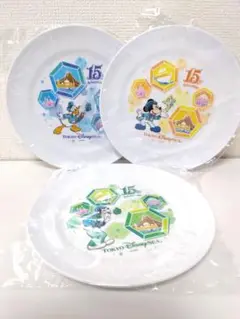 UCC 東京ディズニーシー 15周年デザイン プレート 3枚セット ミッキー