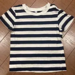 ❤️本日最終価格❤️ ボーダー　半袖Tシャツ サイズ80 ネイビー