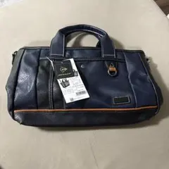 DUNLOP ネイビー/ブラック ハンドバッグ