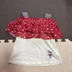 ミニーマウス フリルタンクトップ
