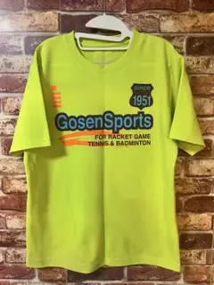 バドミントン GosenSports 蛍光グリーン シャツ