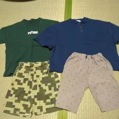 キッズ服セット Tシャツとショートパンツ