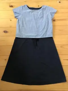 ドッキング半袖ワンピース