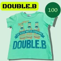 DOUBLE.B ミントグリーン Tシャツ 100