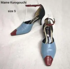 美品 mame kurogouchi マメ　クロゴウチ　クロコ　ブルー　パンプス mame kurogouchi TOD'S マメ フラットパンプス ブルー 38 - メルカリ