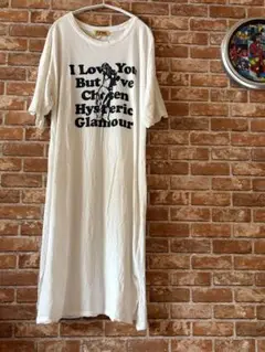 ヒステリックグラマーTシャツロングワンピース