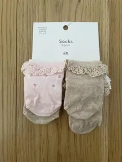 H&M エイチアンドエム　ベビー　新生児　乳児　ソックス　4足セット