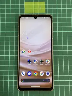 【1】AQUOS sense7 中古 SHG10 ゴールド　外装美品