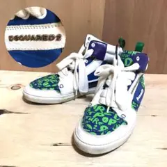 DSQUARED2 ディースクエアード スニーカー 41 ブルー グリーン
