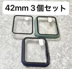 Apple アップルウォッチ　カバー　画面フィルム　42mm フルカバー