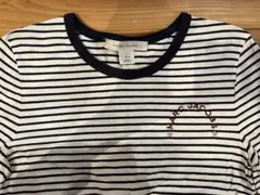 marc jacobs マークジェイコブス　ロンT ネイビー　ボーダー　XS