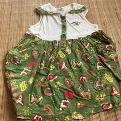 FAMY POP ノースリーブワンピース グリーン