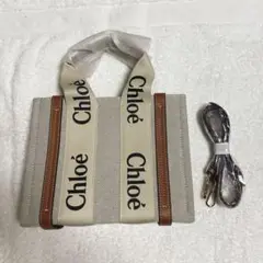 Chloe トートバッグ woody スモール