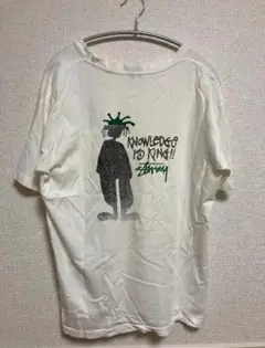 old STUSSY 90s USA製 紺タグ Tシャツ シャドーマン