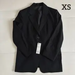【新品】GU オーバーサイズテーラードジャケット＋E ブラック　XS