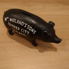 金属　豚の貯金箱