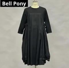 ベルポニー　ワンピース 黒 ブラック　バルーン　完売品