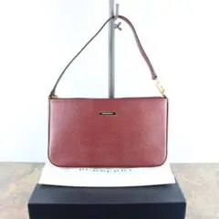 BURBERRY バーバリーロゴレザーセミショルダーバッグ