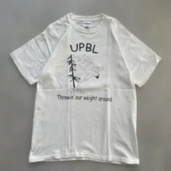 古着 Tシャツ プリントT ホワイト 白T GILDAN イラスト 相撲
