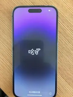 iPhone 14 pro 128GB ディープパープル　箱付属品あり　フリー