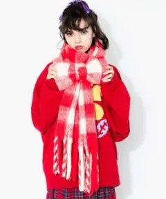 Candy Stripper リボンマフラー 完売品 レッド BOA RIBBON MUFFLER | Candy Stripper（キャンディ ストリッパー