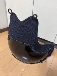 剣道用 黒い胴 編み込みデザイン