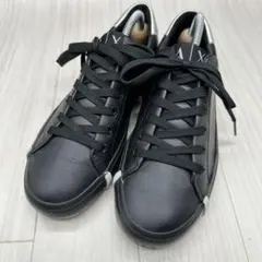 美品【ARMANIEXCHANGE】アルマーニ スニーカー レザー ブラック