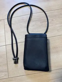 wcj ダブルシー　ショルダーウォレットブラック