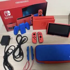 Nintendo Switch マリオ　レッド×ブルーセット　本体