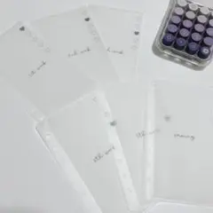 saving リフィル シンプル ウィークリー バインダー貯金 封筒貯金 週予算