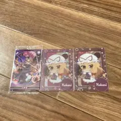 東方プロジェクト　八雲紫カード３枚セット