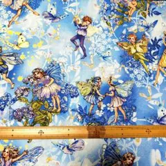 フラワーフェアリー柄 · ゴールドラメ入り · 200cm · マイケル・ミラー